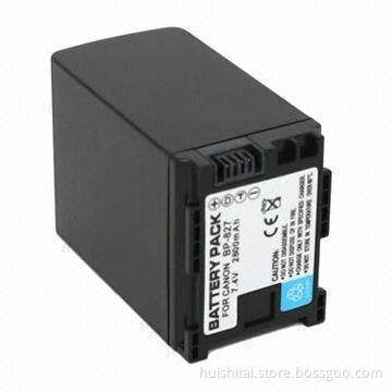 Replacement Battery for Canon BP827, BP-827 with 7.4V, 2,670mAh